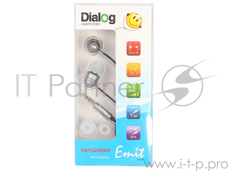 Наушники Наушники EP-F55 GREY Dialog серая