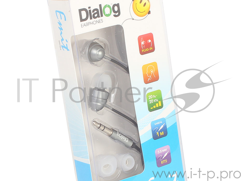 Наушники Наушники EP-F55 GREY Dialog серая