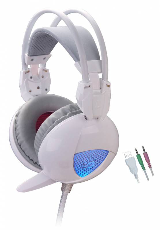 Наушники A4 Bloody G310 белый 2.2м мониторы