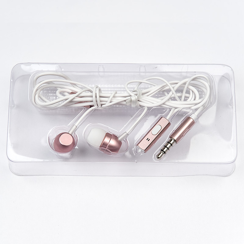 Наушники Гарнитура ES-F57 PINK Dialog с кнопкой ответа для мобильных устройств, розовая, металл