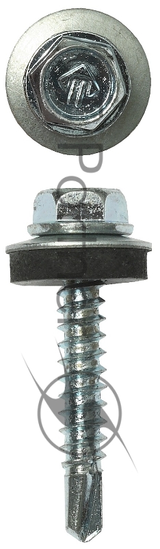 Зубр Саморезы для крепления кровельных материалов к деревянной обрешетке, оцинкованные, 4,8x29мм,400шт 4-300315-48-029