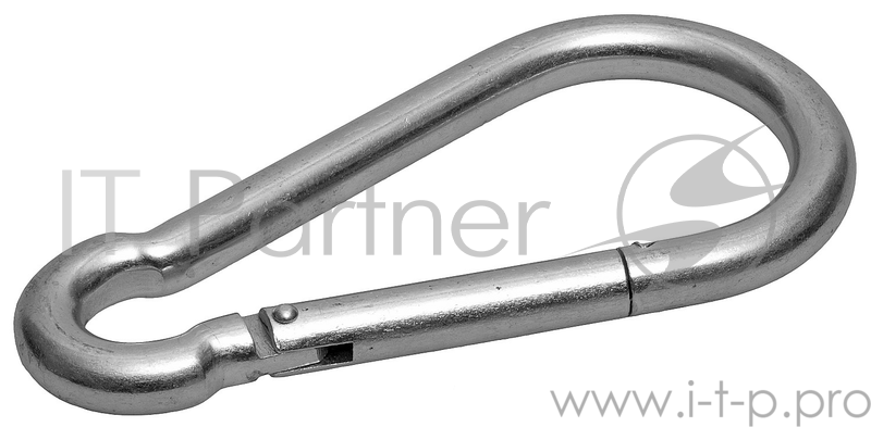 Зубр Карабин DIN 5299С, оцинкованный, 10мм, ТФ5, 15 шт 4-304545-10