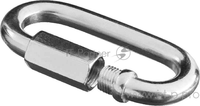 Зубр Карабин винтовой с муфтой, оцинкованный, 6мм, ТФ5, 30 шт 4-304535-06