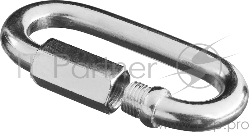 Зубр Карабин винтовой с муфтой, оцинкованный, 10мм, ТФ5, 10 шт 4-304535-10