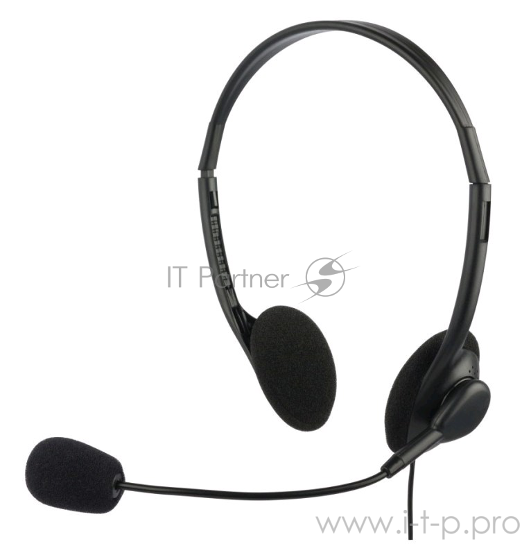 Наушники и микрофоны Oklick HS-M143VB черный 1.8м накладные оголовье