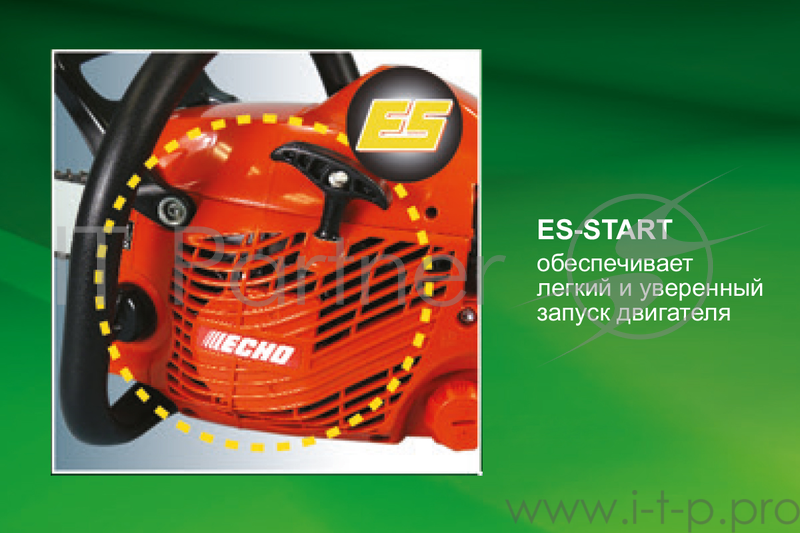 Бензопила ECHO CS-353ES 1.6кВт 34см3 шина 14'' цепь 3/8''-1.3мм-52 4кг