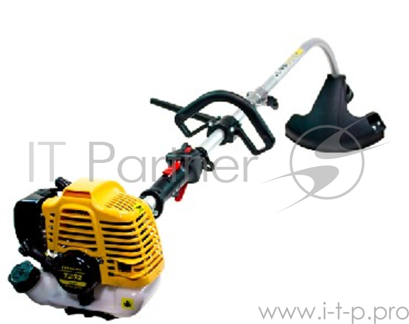 Мотокоса CHAMPION Т252 разъемный вал(Мощность 0.75/0.68 кВт/л.с., объем двигателя 25,4 см3, вес 5,2 кг, бак 0,35 л, используемая леска 1,6-2,0мм, рукоятка D-образная, изогнутая/разъемная штанга, ширина среза (леска/фреза) 400/255, длина штанги 1260 м