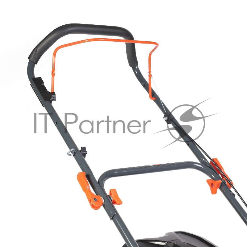 Газонокосилки Газонокосилка бензиновая PATRIOT PT 41LM 512109005 {Рабочий объем 123сс, мощность 3.5л.с., рабочая ширина 42см, регул. высоты 30-75мм прорезин. колеса 152-178мм, травосбор. 40л, функц. мульчир.}