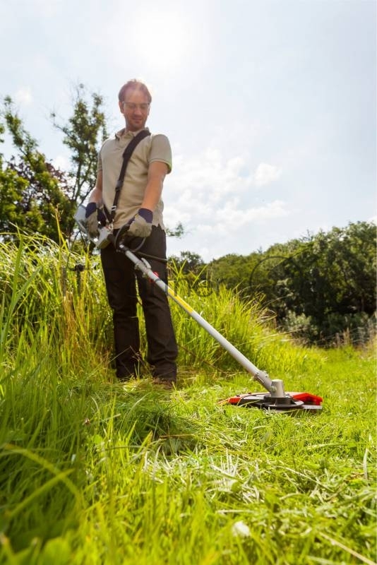 Триммер электрический Al-Ko BC 1200 E 1200Вт реж.эл.:леска/нож