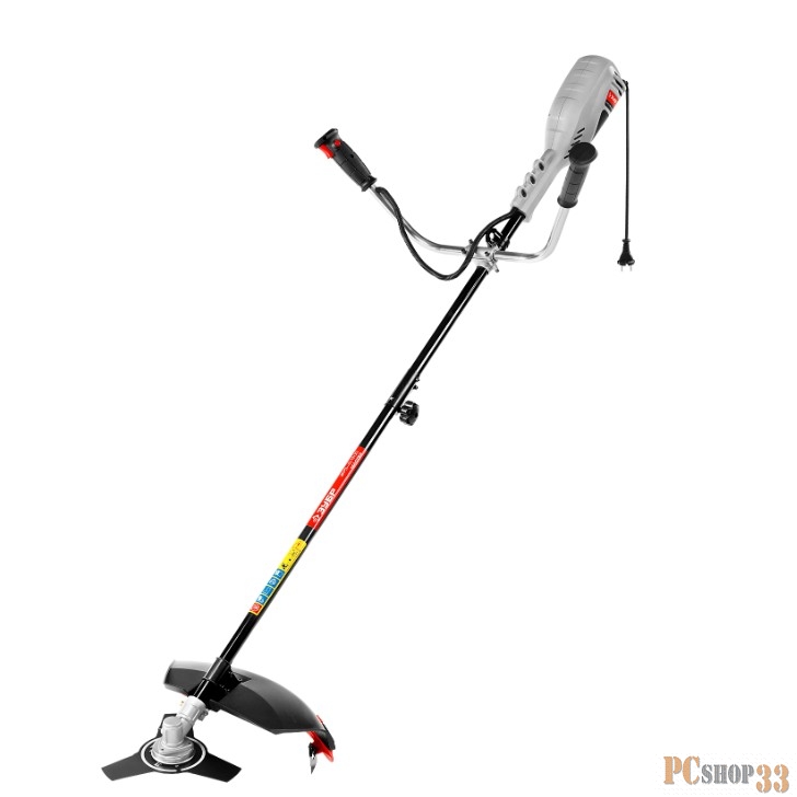 Триммер ЗУБР ЗКРЭ-42-1500 электр. верх двигателем. ш/с фреза 255мм. леска 420мм. леска 5*2мм. 1500В