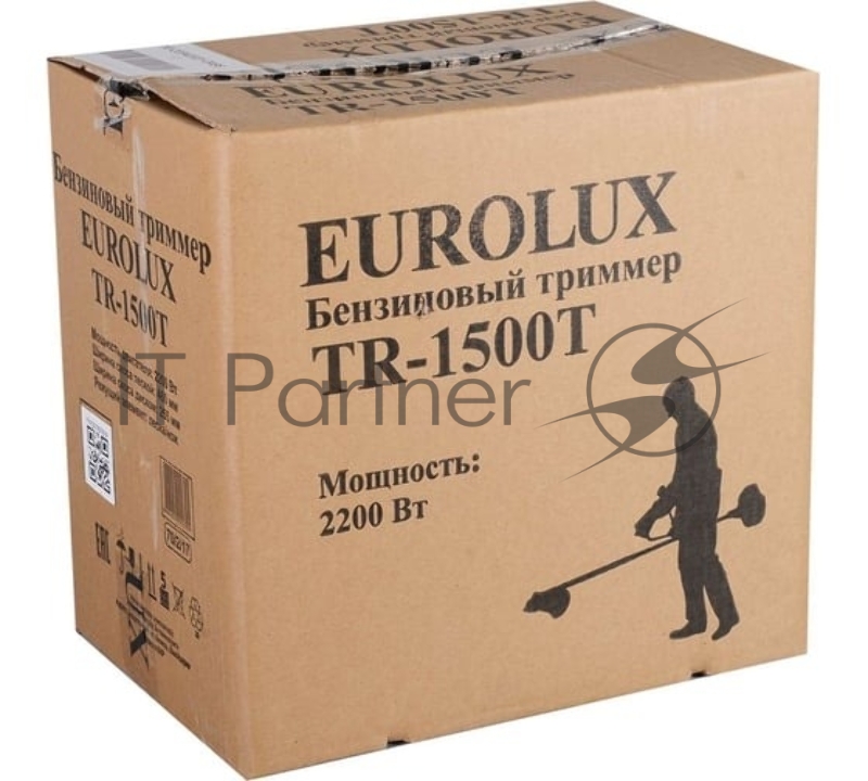 Бензиновый триммер Eurolux TR-1500T 70/2/17 { 2-х тактный, 1,5 кВт, ширина 255мм, бак 700мл, 7кг }
