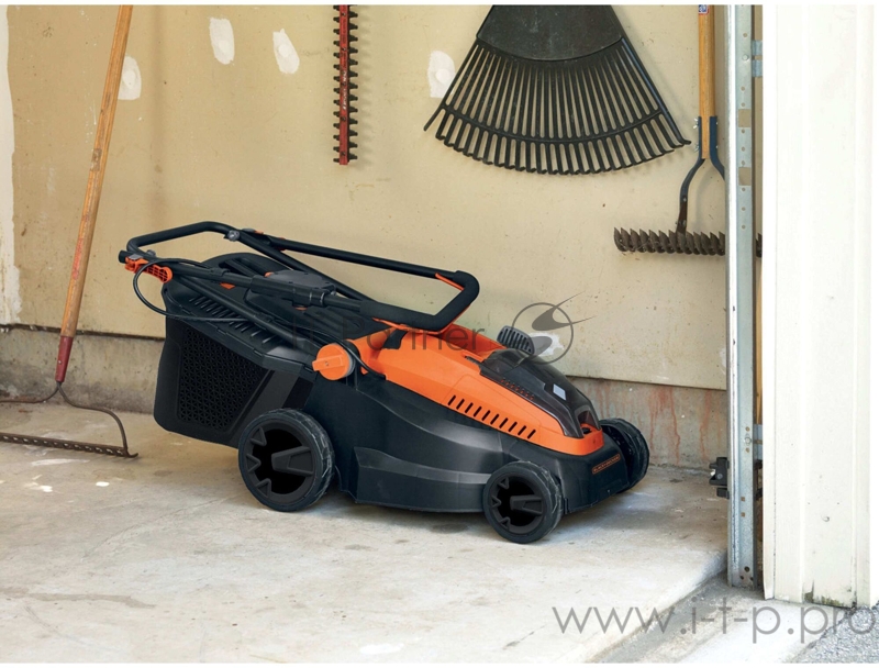 Колесная газонокосилка Black&Decker акк 36В, 2.0Ач, 38см CLM3820L1