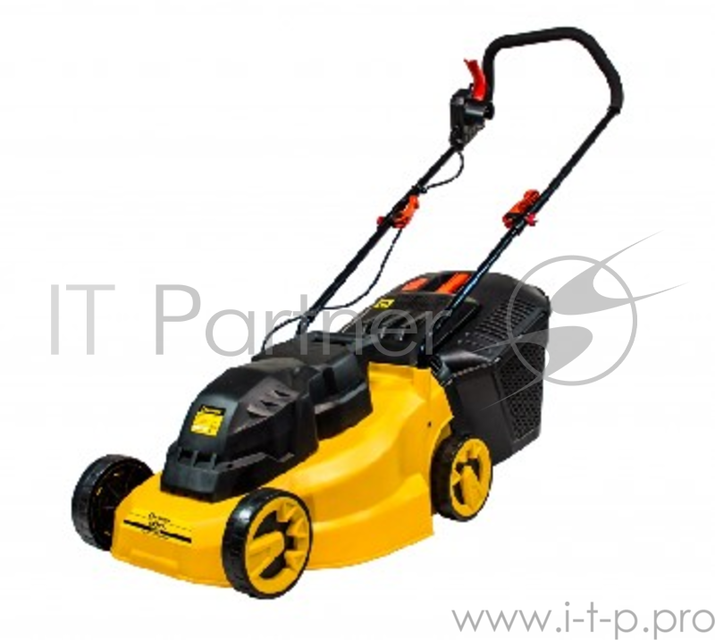 Газонокосилка электрическая CHAMPION EM3813 1300Вт(Газонокосилка эл. мощность 1300 Вт, объем травосборника 35 л, ширина среза 380 мм, высота среза 20-40-60 мм)