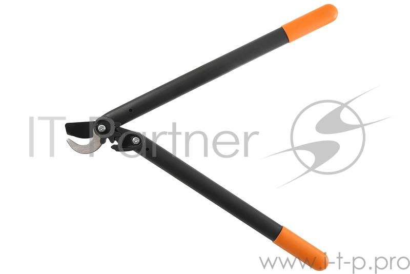Сучкорез плоскостной Fiskars PowerGear L74 средний черный/оранжевый (112290)