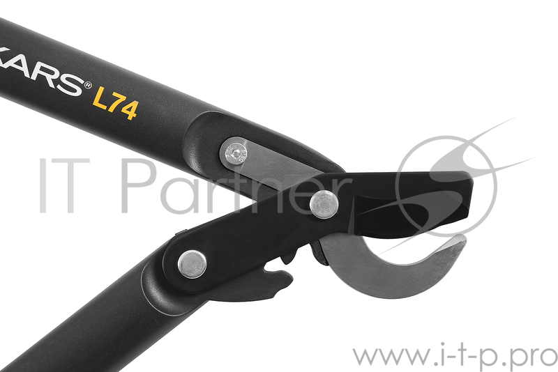 Сучкорез плоскостной Fiskars PowerGear L74 средний черный/оранжевый (112290)