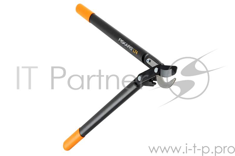 Сучкорез плоскостной Fiskars PowerGear L74 средний черный/оранжевый (112290)