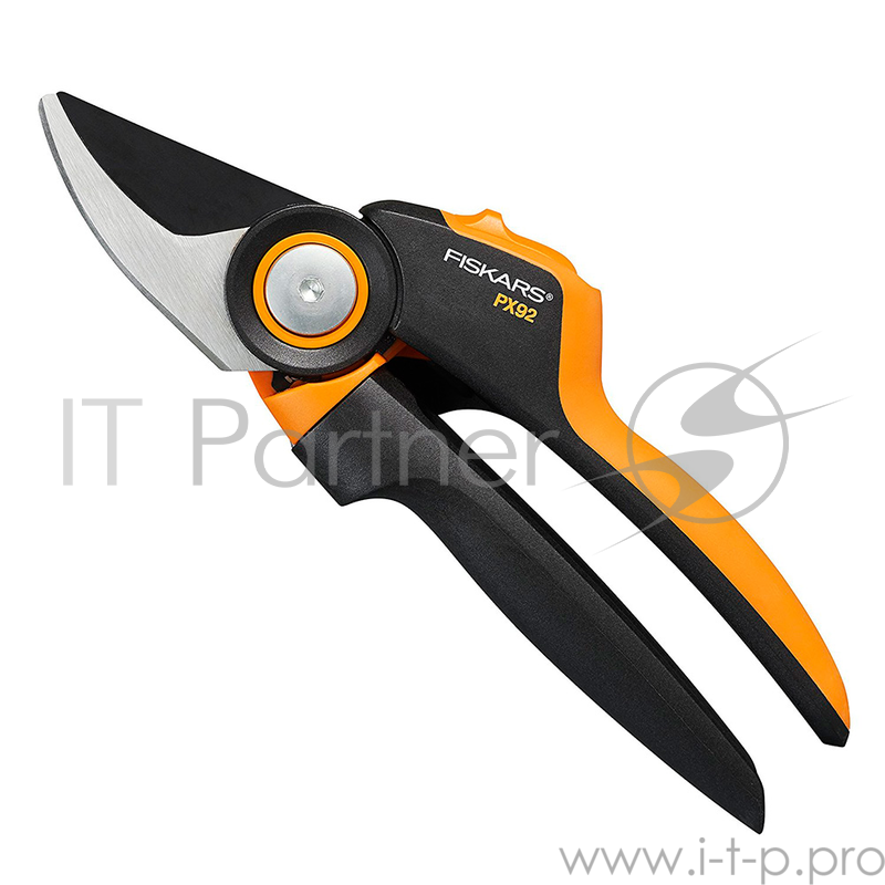 Сучкорез плоскостной Fiskars PowerGear PX92 малый черный/оранжевый (1023630)