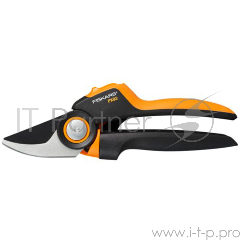 Сучкорез плоскостной Fiskars PowerGear PX92 малый черный/оранжевый (1023630)