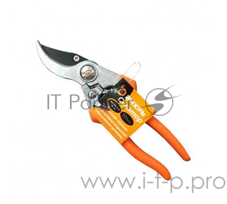 Секатор, 200мм., возвратная пружина, тефлоновое покрытие, эргономичные обрезиненные рукоятки