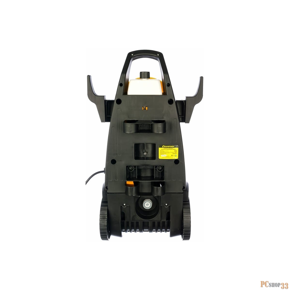 Минимойка CHAMPION HP6140(1400Вт, 120 бар, расход воды 360л/ч, шнур 5м, шланг 5м, вес 11,76кг, 1. мойка 2. шланг высокого давления 3. пистолет 4. трубка струйная 5.крючки-держатели 6. фильтр тонкой очистки 7. переходник. 8. руководство пользователя.