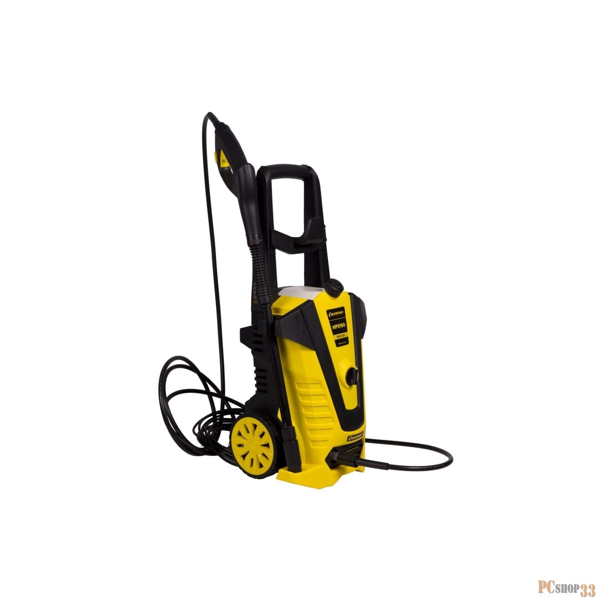 Мойка высокого давления CHAMPION HP5190 синхронный двиг. Мощность двигателя 1900 Вт, Вес 8,8 кг, Напряжение сети 230/50 В, Гц, Тип двигателя синхронный, Номинальное давление 110 Бар, Расход воды 7 л/мин, Режим самовсасывания, Емкость для моющего сред