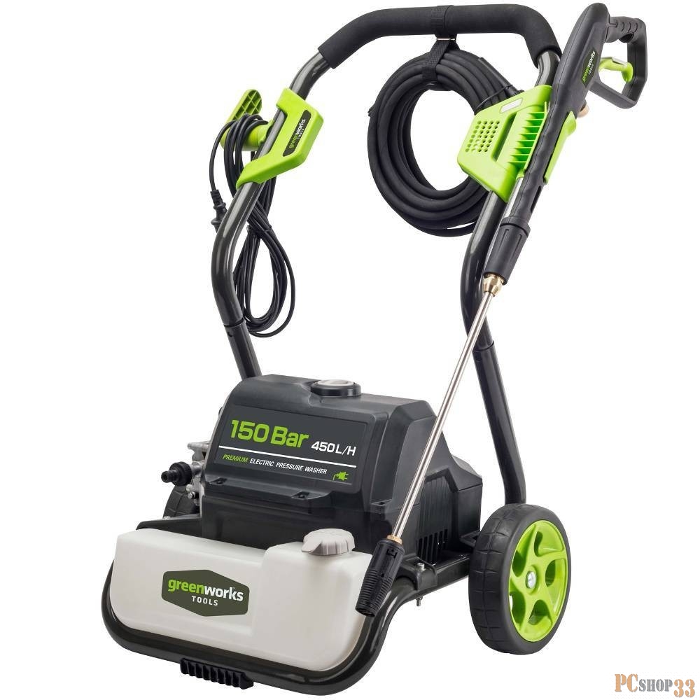 Мойка высокого давления GREENWORKS G7 (5100807) GPWG7 150 bar, 450л/ч