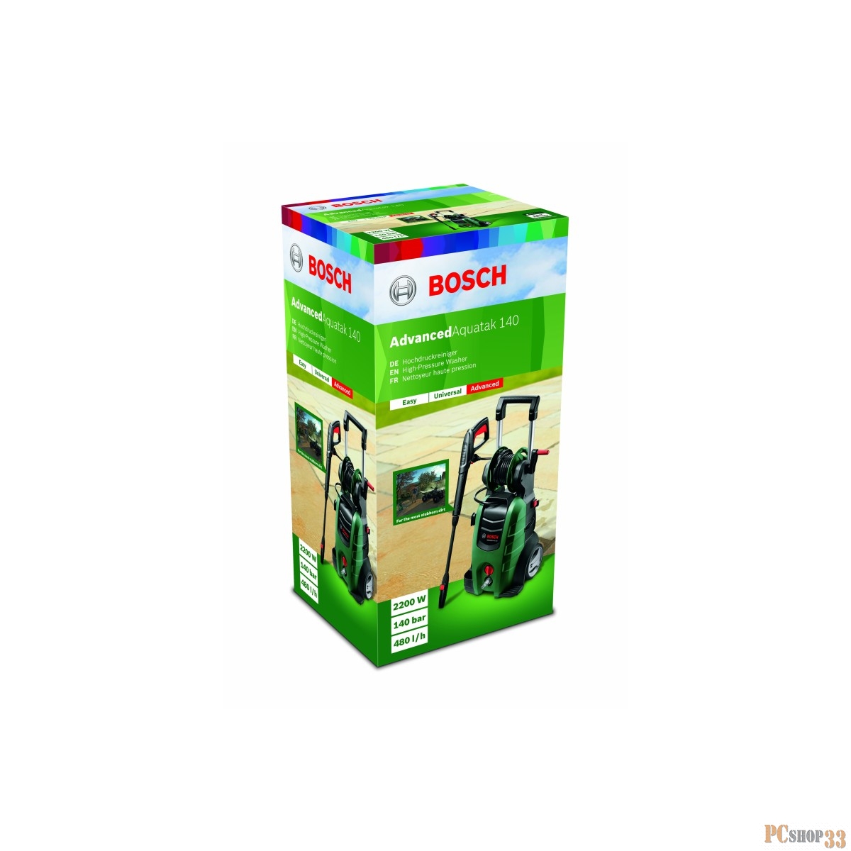 Минимойка Bosch AdvancedlAquatak 140 1400Вт