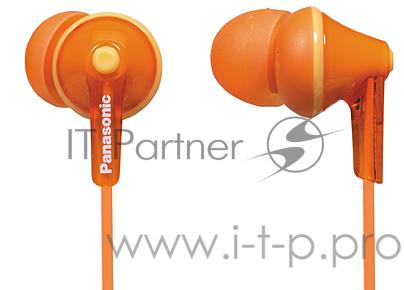 Наушники Panasonic RP-HJE125E-D вкладыши канальные, оранжевые
