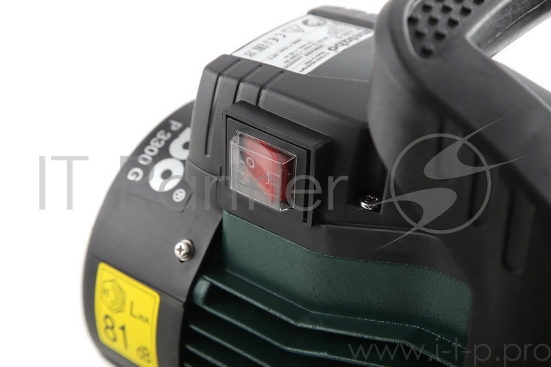 Насосы Metabo P 3300 G 600963000 садовый насос { 900Вт, 3300 л/ч, чугун, вес 11,1 кг }