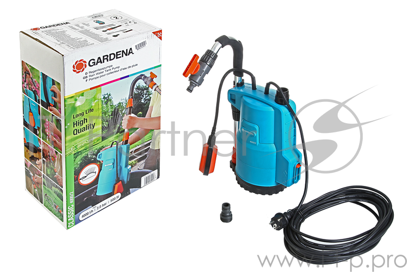 Садовый насос бочечный Gardena 4000/2 Classic 500Вт 4000л/час