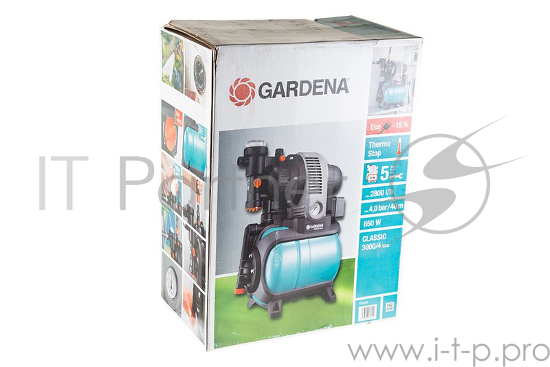 Насосная станция напорный Gardena 3000/4 Classic Eco 650Вт 2800л/час