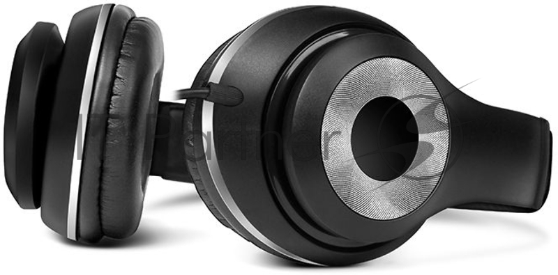 Наушники SVEN AP-930M черный-серебро {Разъем 3,5 мм, Поддержка функций управления плеером, Поддержка функции hands-free, Микрофон на кабеле, Улучшенная система передачи звука}