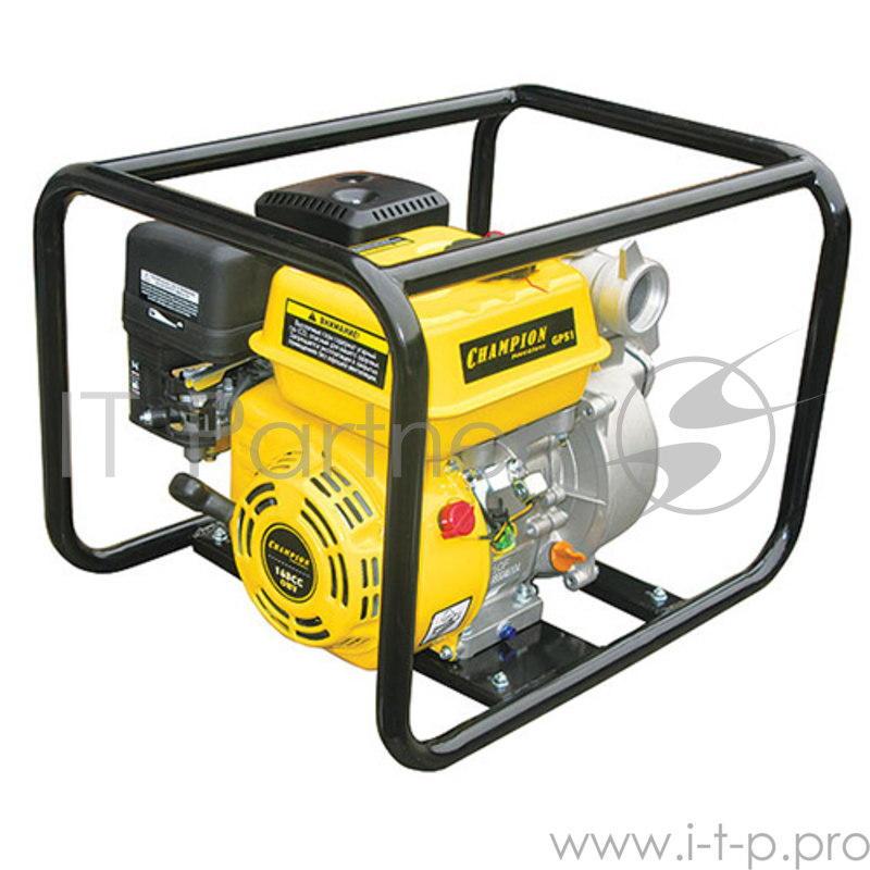 Мотопомпа CHAMPION GP52 5.5лс 500л/мин выс.25м гл.8м
