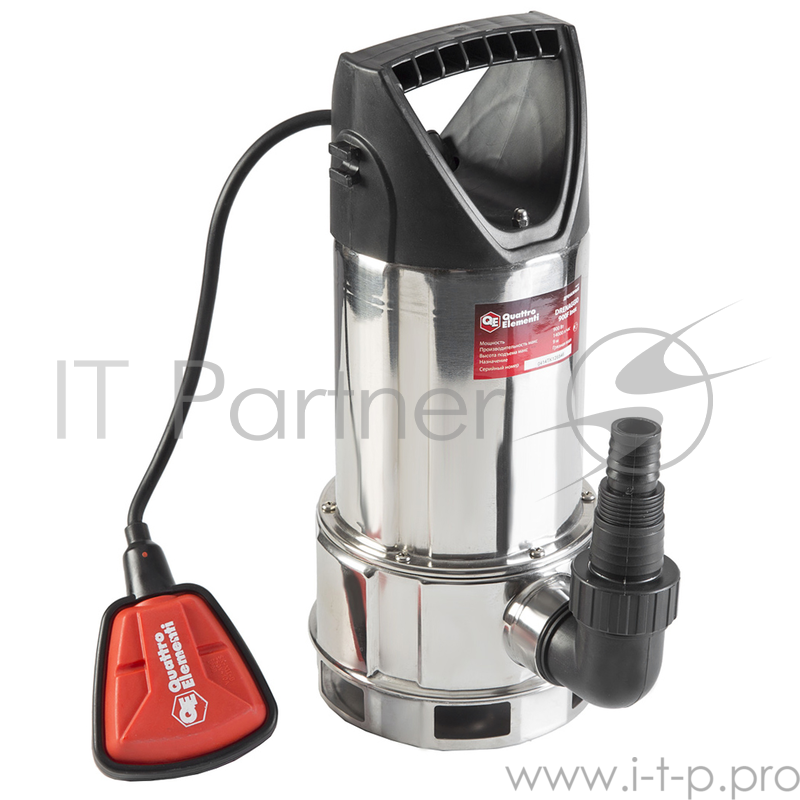 Насос дренажный QUATTRO ELEMENTI DRENAGGIO 900 F Inox 770-735 900Вт 14000л/ч выс.9м част.35мм