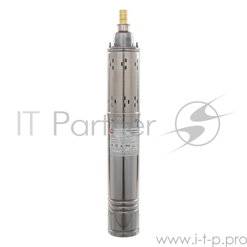Скважинный насос QUATTRO ELEMENTI ELICA 246-999 800Вт 5000л/ч для чист.воды 50м 10.4кг нерж.корпус