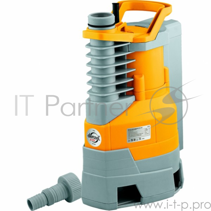 Насос DENZEL DPХ800 дренажный х-pro 800Вт подъем 8м 13500л/ч