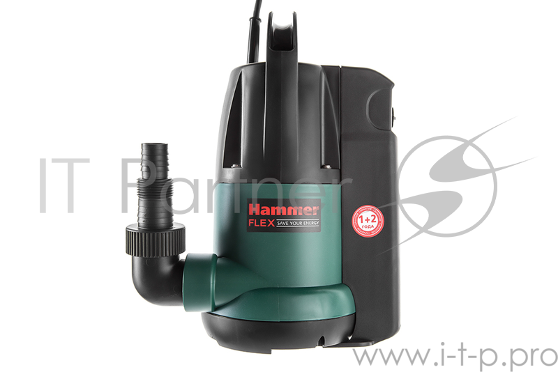 Насос дренажный Hammer Flex NAP250A 250Вт, 6000л/ч, высота 6м, глубина 7м