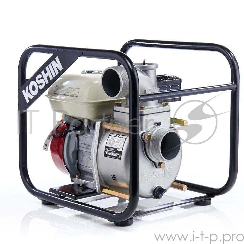 Мотопомпа KOSHIN STH-80X для средне-загряз. воды. 4 лс. 54 куб м/час. напор 26 м. частицы 9 мм