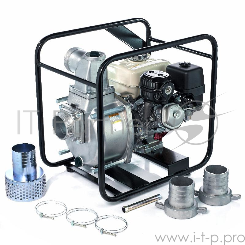 Мотопомпа KOSHIN STH-100X o/s для средне-загряз.воды. 6.3 лс. 87 куб м/час. напор 28 м. частицы 9м