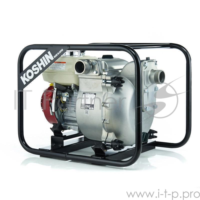 Мотопомпа KOSHIN KTH-50X o/s для сильнозагряз. воды. 4 лс. 42 куб м/час, напор 30 м. частицы 20 мм