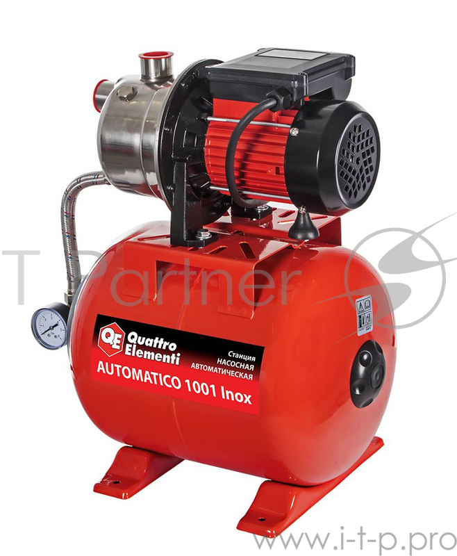 Насосная станция QUATTRO ELEMENTI Automatico 1001 Inox 910-218 1000 Вт 3600л/ч д/чистой воды 40м
