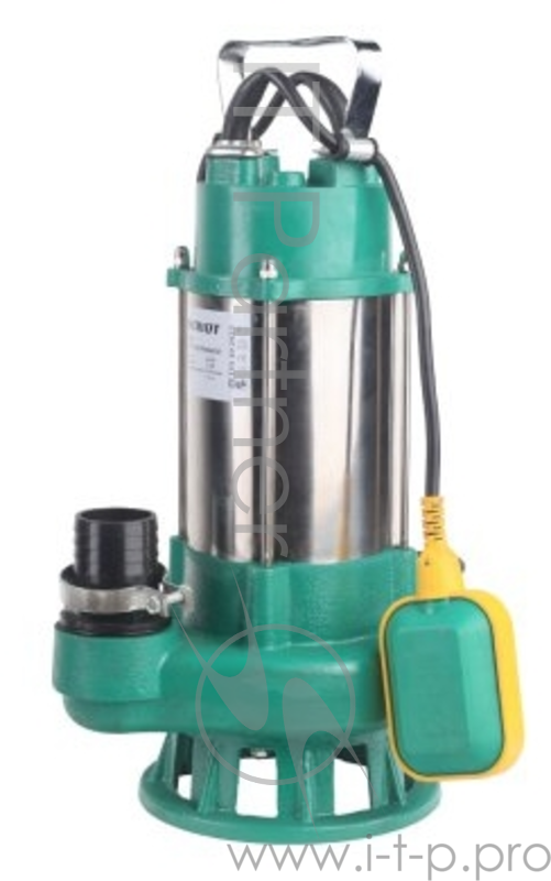 Насос PATRIOT FQ800 дренажный 800Вт 22800л/ч глуб.7м напор12м грязн.вода корпус чугун