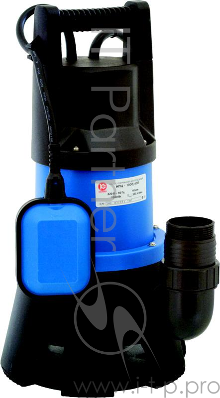Эл. насос центроб. КАЛИБР КАЛИБР НПЦ-1000/40П 1000 Вт, д. частиц 40 мм, 19980 л/ч