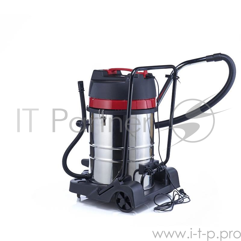 Пылеводосос промышленный MERAN VC 3/100 3000Вт, бак 100 л. Диам. Шлангов 40 мм, в к-те 4 щетки