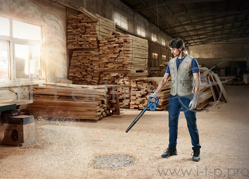 Воздуходувка BOSCH GBL 18V-120 (0.601.9F5.100) 18в 17000об/мин 75м/с 120м3/ч