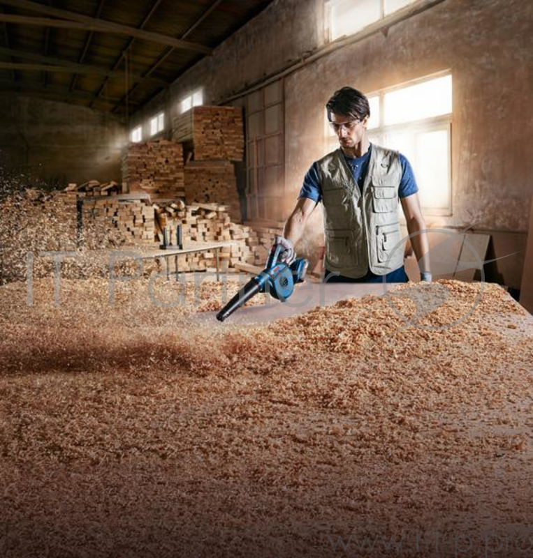 Воздуходувка BOSCH GBL 18V-120 (0.601.9F5.100) 18в 17000об/мин 75м/с 120м3/ч