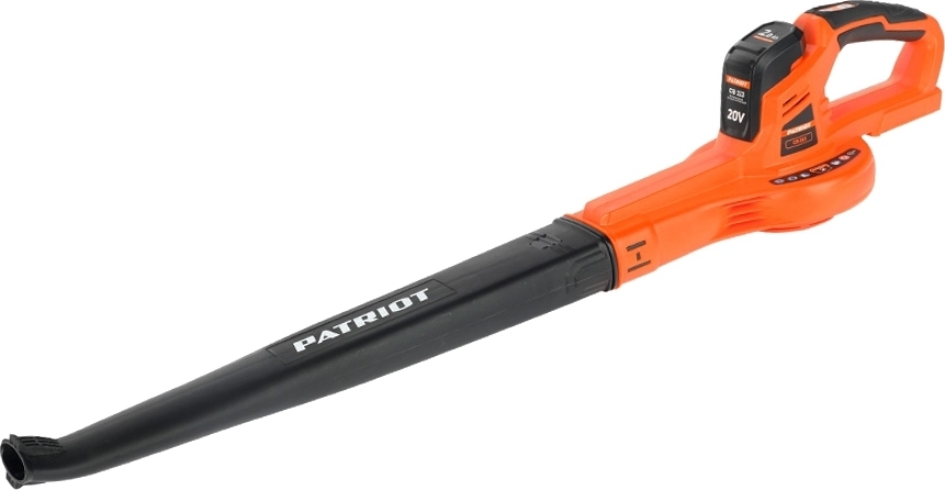 Воздуходув аккумуляторный PATRIOT CB213 20В, 2 скорости, производительность 107м3/130м3 (без аккумул, шт