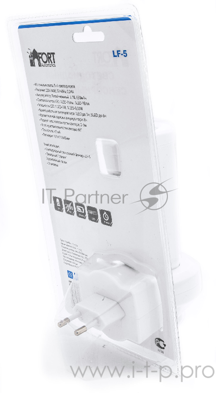 Светодиодный фонарь FORT Automatics LF-5 с датчиком света и движения