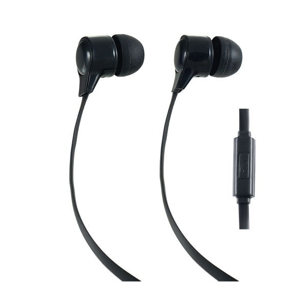 Наушники Perfeo наушники внутриканальные c микрофоном HANDY черные PF-HND-BLK