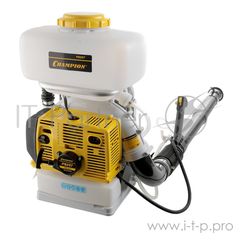 Опрыскиватель бензо CHAMPION PS257 2.5кВт 56.5см3 0.14-3.03л/мин бак 14л 9.5кг РАНЦЕВЫЙ